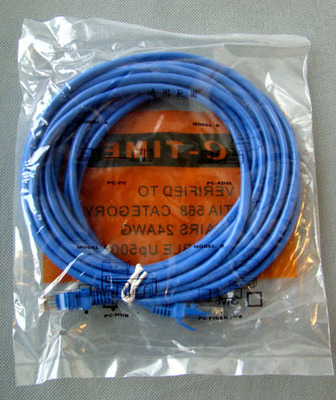 特價原裝藍色5m網線 超高速傳輸與品質保障的電腦網絡安裝完美選擇